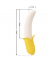 Banana Geek Vibrador con Thrusting USB