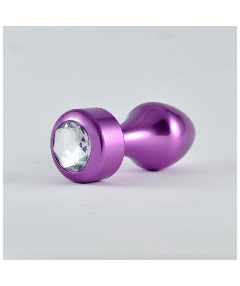 Plug Anal Purpura Rosebud con Joya