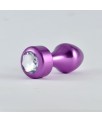 Plug Anal Purpura Rosebud con Joya