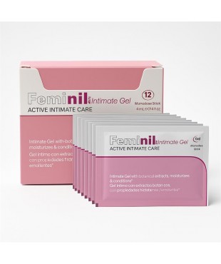 Lubricante Efecto Calor Feminil Lube 12 Monodosis 4 ml