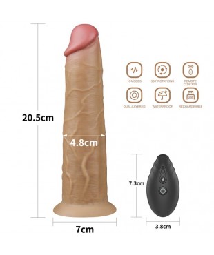 Vibrador con Rotacion Doble Capa 8 Vibrador con Rotacion Doble Capa 8
