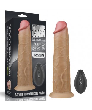 Vibrador con Rotacion Doble Capa 8 Vibrador con Rotacion Doble Capa 8