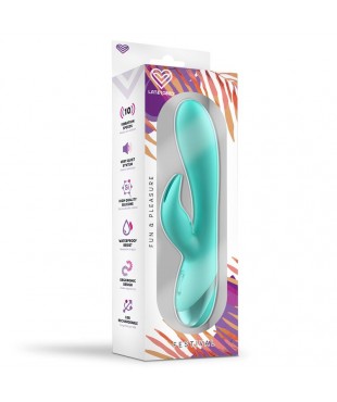 Vibrador Pertes USB Celeste