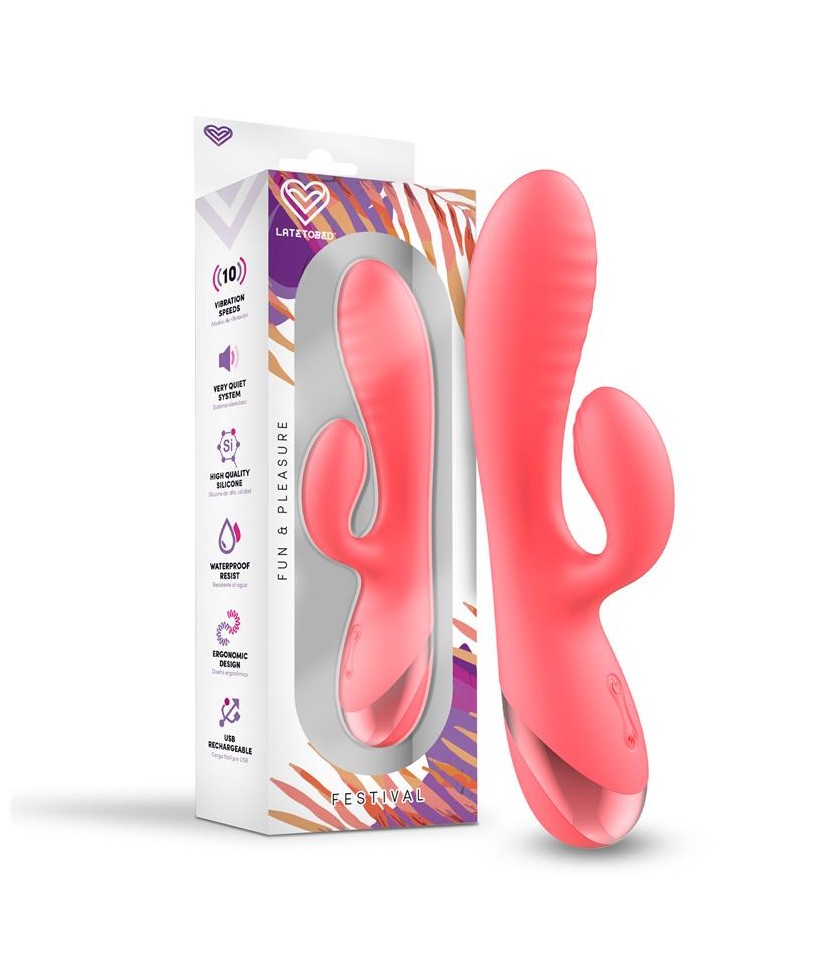 Vibrador Almor USB Rosa