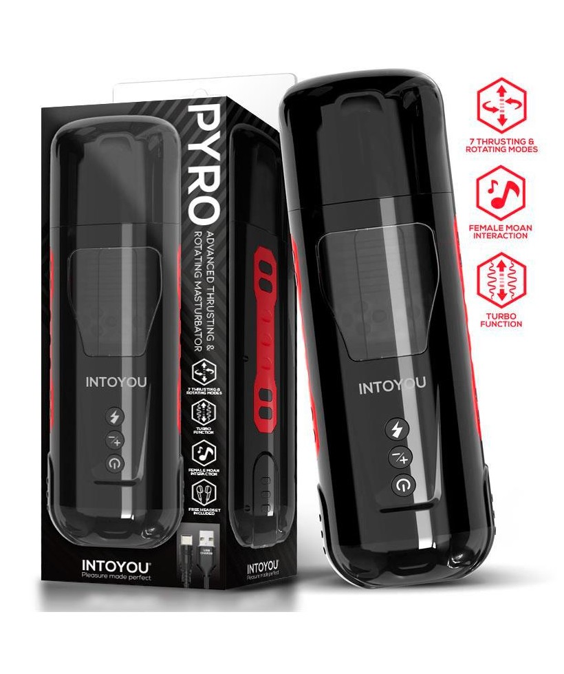 Pyro Masturbador Advanced con Thrusting Rotacion y Gemidos
