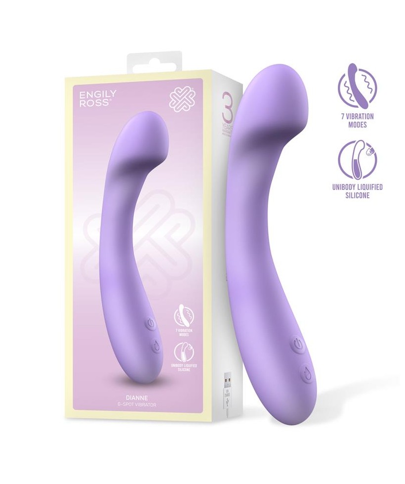 Dianne Vibrador Silicona Liquida Unibody Punto G Flexible USB