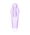 Brightlilac Vibrador Triple Motor Ergonomico USB Silicona