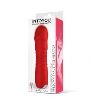 Marygold Estimulador con Movimiento Thrusting Up Down USB Silicona