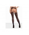 Liguero de Bodystocking S314 Talla unica Negro