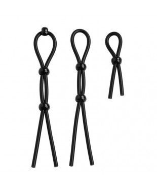 Set de 7 Anillos para el Pene Silicona Solida Set de 7 Anillos para el Pene Silicona Solida