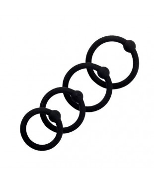 Set de 7 Anillos para el Pene Silicona Solida Set de 7 Anillos para el Pene Silicona Solida