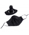 Mascarilla con Accesorio de Dildo Desmontable
