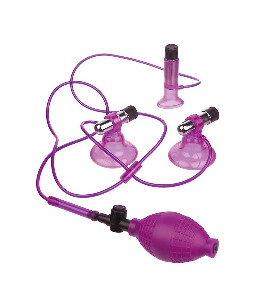 Fetish Fantasy Series Triple Succionador con Vibrador