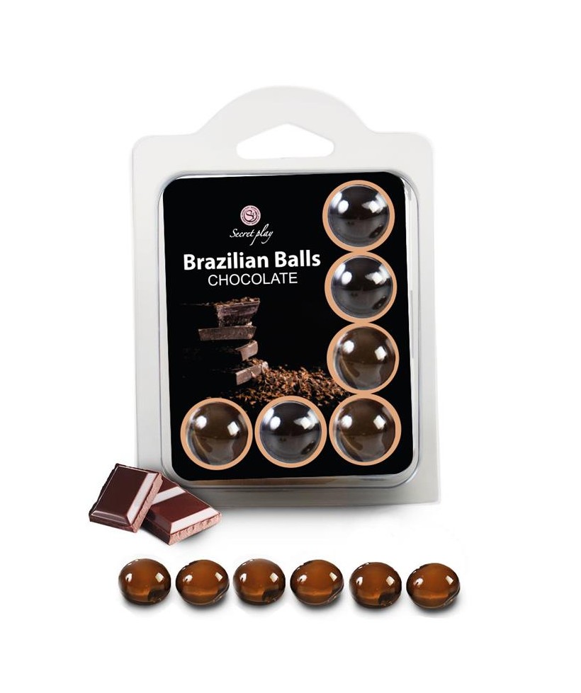 Brazilian Balls Set 6 Chocolate