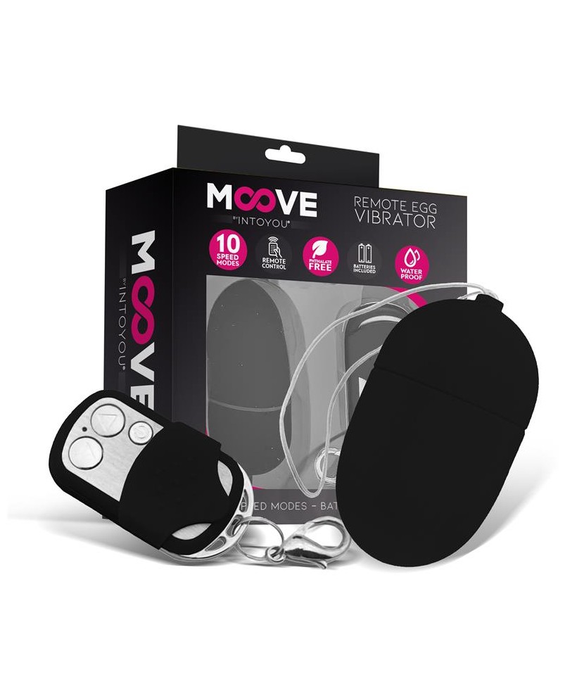 Huevo Vibrador con Control Remoto Tamano Mediano Negro Huevo Vibrador con Control Remoto Tamano Mediano Negro