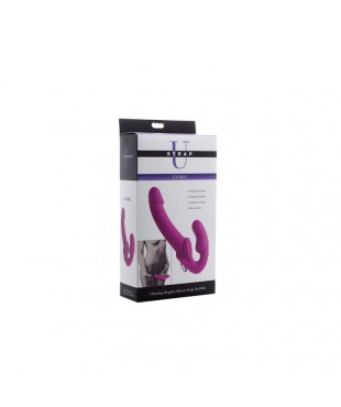 Evoke Vibrador Doble Sin Arnes Purpura