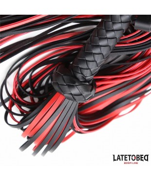 Flogger 65cm Negro y Rojo