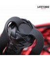 Flogger 65cm Negro y Rojo