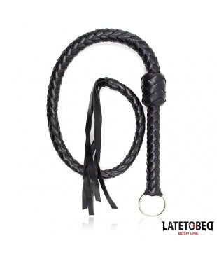 Látigo Trenzado Negro 116cm