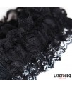 Esposas para Pies de Encaje Elastico Negro