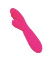 Candy Vibrador con Conejito Punto G USB Silicona Fucshia
