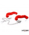 Esposas Pies Peluche Terciopelo Rojo