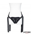 Arnes Strap On Encaje con Anillo Silicona Ajustable