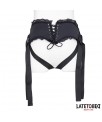 Arnes Strap On Encaje con Anillo Silicona Ajustable