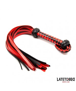 Flogger Rojo y Negro  50cm