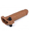 Funda para el Pene Pleasure X Tender Marron Add 2