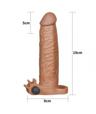 Funda para el Pene Pleasure X Tender Marron Add 2 Funda para el Pene Pleasure X Tender Marron Add 2