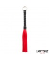 Flogger Mini Rojo y Negro 28cm