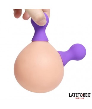 Succionador Pezones Silicona Purpura