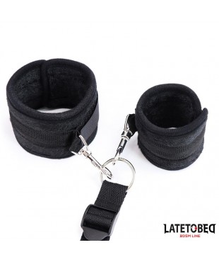 Restricciones de Cama Negro Ajustable