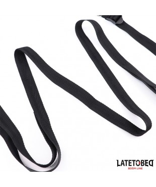 Restricciones de Cama Negro Ajustable