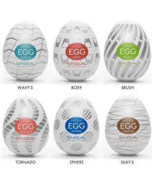 Pack de 6 Huevos Tenga Egg Standard Package