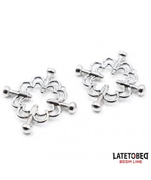 Pinzas de Metal para Pezones Ajustables Pinzas de Metal para Pezones Ajustables