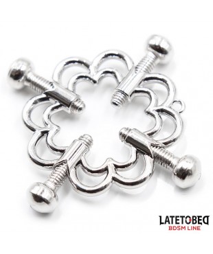Pinzas de Metal para Pezones Ajustables Pinzas de Metal para Pezones Ajustables