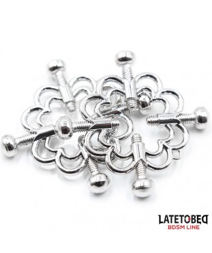 Pinzas de Metal para Pezones Ajustables Pinzas de Metal para Pezones Ajustables