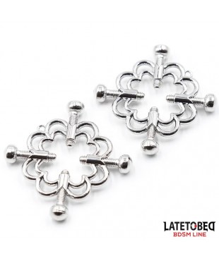 Pinzas de Metal para Pezones Ajustables Pinzas de Metal para Pezones Ajustables