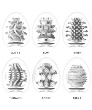 Pack de 6 Huevos Tenga Egg Standard Package