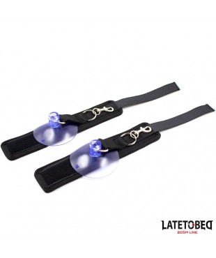 Esposas Munecas Velcro con Ventosa Ajustable