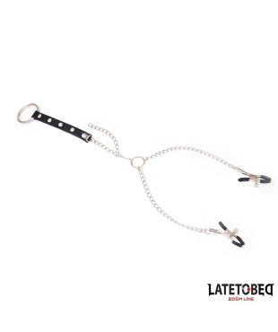 Pinzas Pezones con Anillo para Pene Talla Única