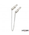Pinzas Pezones con Cadena 405cm Zinc