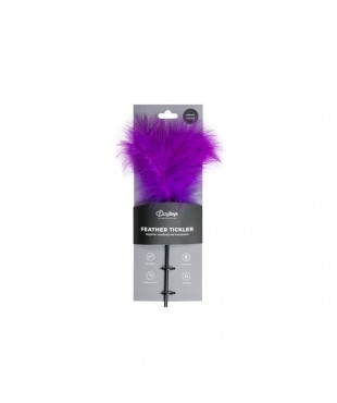Plumas Estimuladoras con Mango Largo Purpura Plumas Estimuladoras con Mango Largo Purpura
