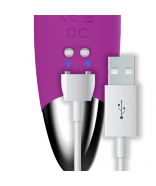 No Ten Vibrador Hiper Flexible Punto G USB Magnetico Silicona No Ten Vibrador Hiper Flexible Punto G USB Magnetico Silicona