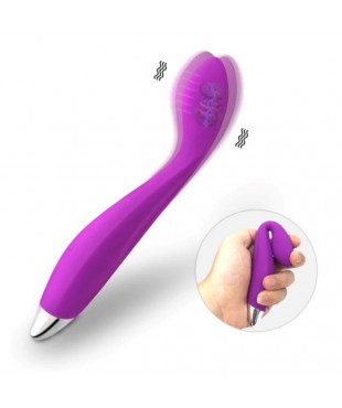 No Ten Vibrador Hiper Flexible Punto G USB Magnetico Silicona No Ten Vibrador Hiper Flexible Punto G USB Magnetico Silicona