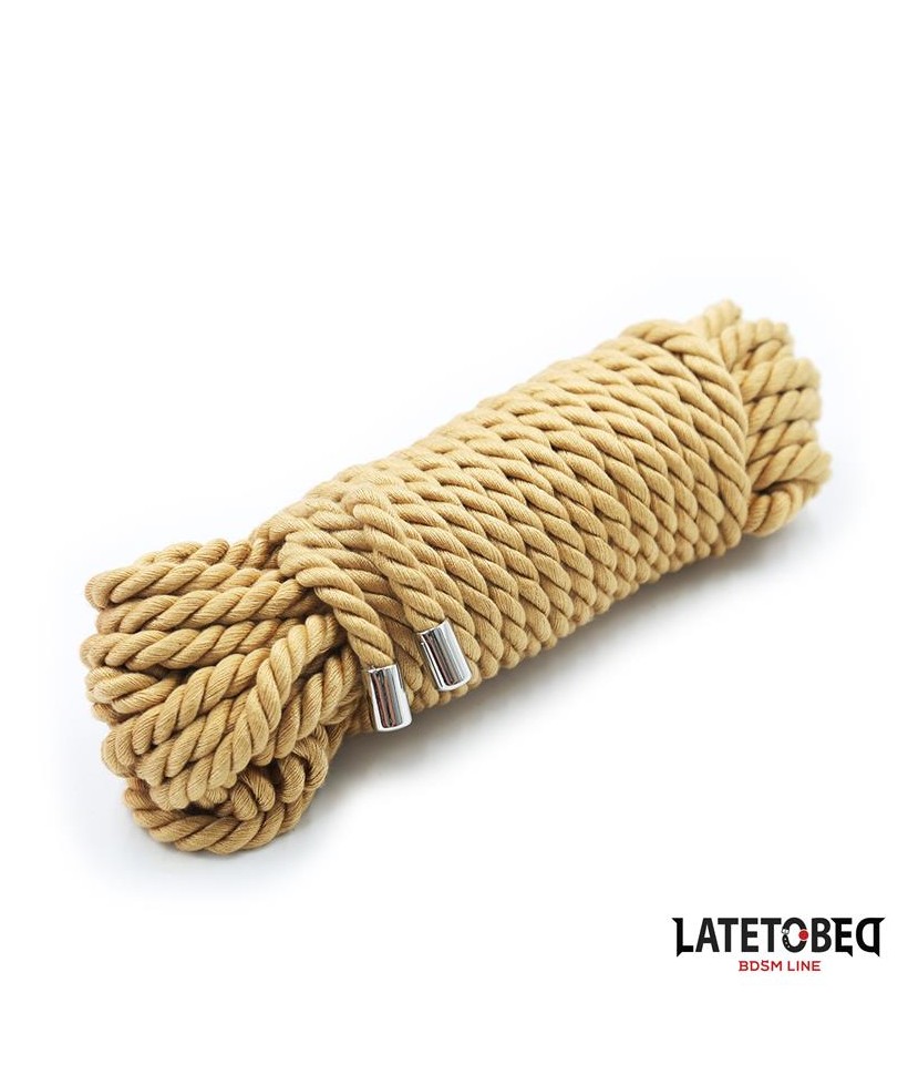 Cuerda de Bondage Detalles Metalicos 10m