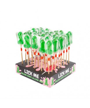 Display Piruletas Pene Menta Efecto Frío 40 Pcs.