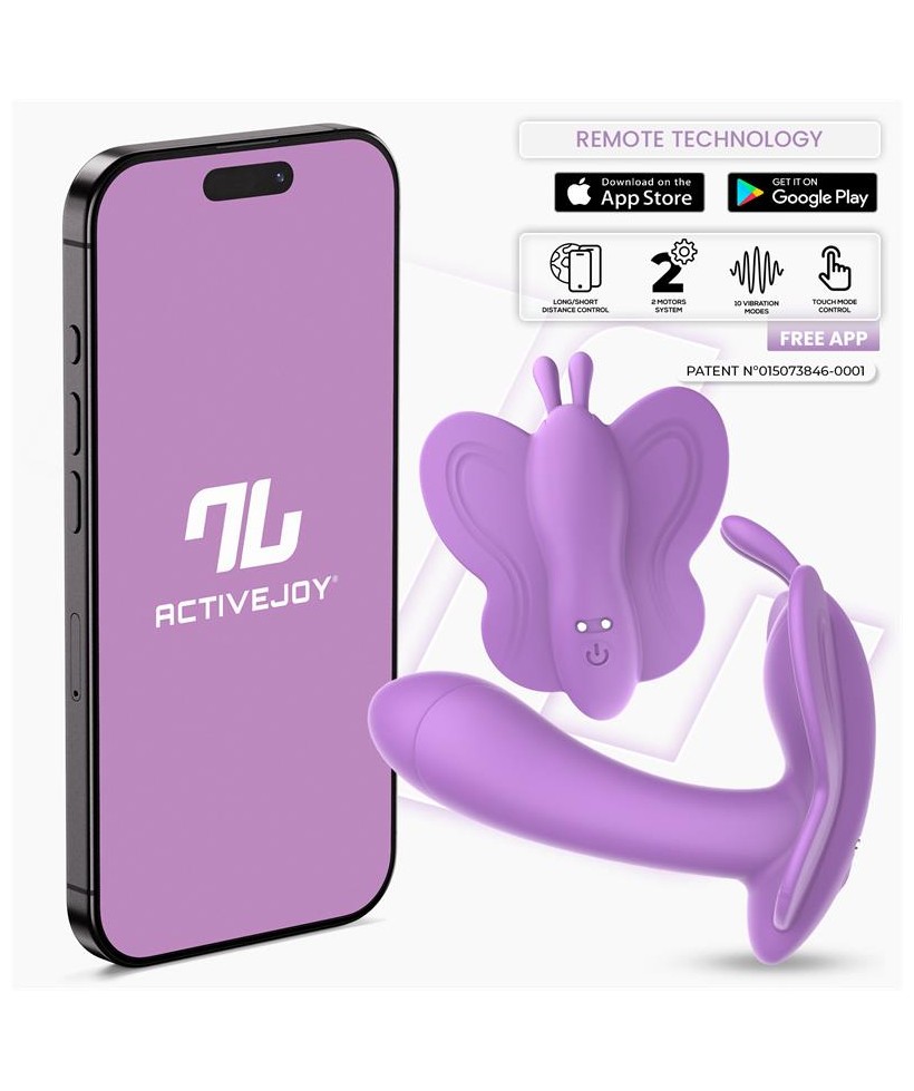 Wingy Estimulador Mariposa con APP Lavanda